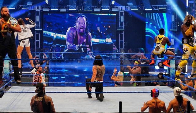 The Undertaker recibió un homenaje este viernes 26 de junio en WWE SmackDown. Foto: WWE