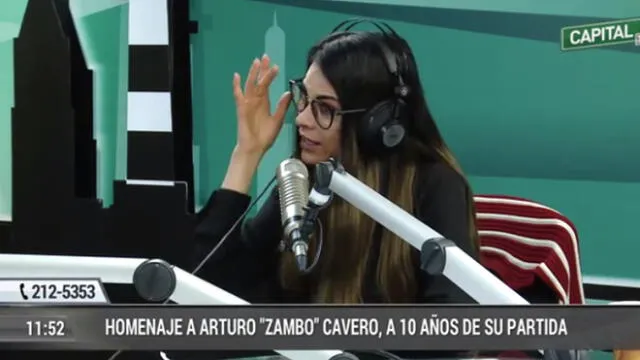Fiorella Rodríguez rompe en llanto al oír a imitador del “Zambo” Cavero