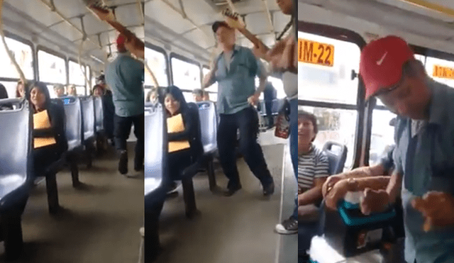 Facebook: graban a venezolano cantando en bus y poniendo a bailar hasta al cobrador [VIDEO]