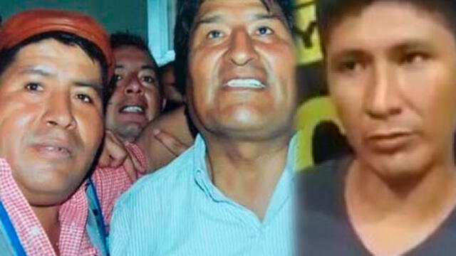 Faustino Yucra es un dirigente del MAS ligado a Evo Morales, y fue quien recibió las órdenes de dejar sin alimento a las ciudades. Foto: Composición