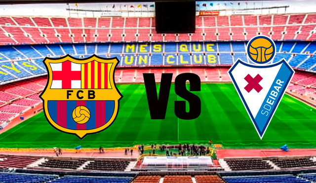 Barcelona y Eibar llegan a este partido con  presentes opuestos y con la necesidad de sumar tres puntos. Foto: Composición LR.