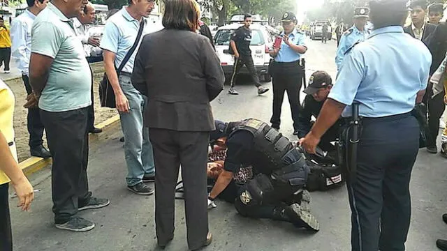 Trujillo: directora de colegio quedó grave al ser atropellada