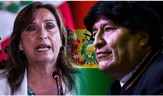Evo Morales le responde al Gobierno de Perú. Foto: composición Jazmin Ceras/ Presidencia