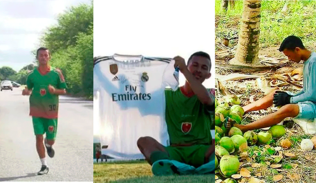 Real Madrid: Casemiro le regaló una camiseta a Gleisson, el joven que pela cocos y que sueña con  ser futbolista profesional.