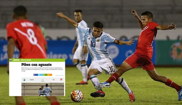 Sudamericano Sub 20: la reacción de la prensa albiceleste tras el Perú 1-1 Argentina |FOTOS