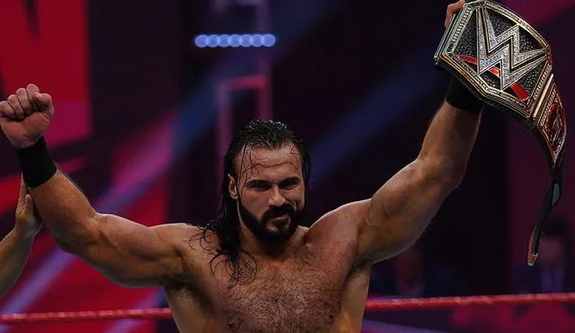 Drew McIntyre venció a Angel Garza en Monday Night Raw. Foto: WWE