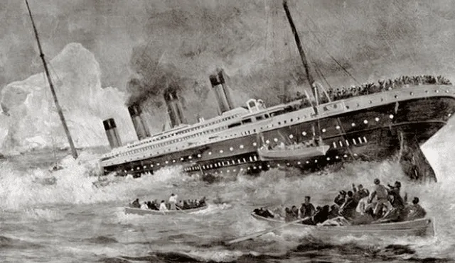 El ‘Titanic’ se hundió el 10 de abril de 1912 en el océano Atlántico al quinto día de su viaje inaugural. (FOTO: Twitter)