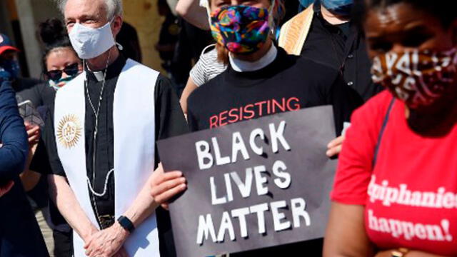 Siguen las protestas en Estados Unidos por la muerte de George Floyd. Foto: AFP.
