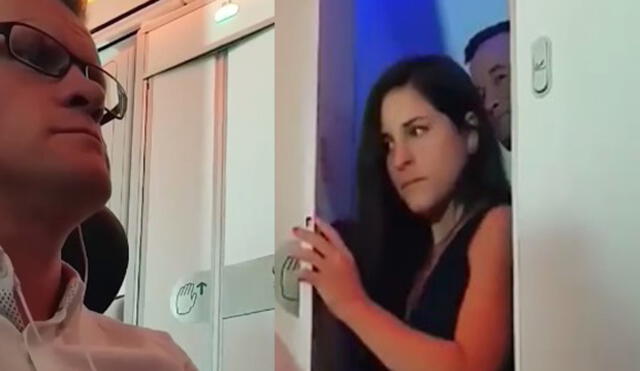 Facebook: pasajero sorprendió a pareja teniendo sexo en baño de un avión [VIDEO]