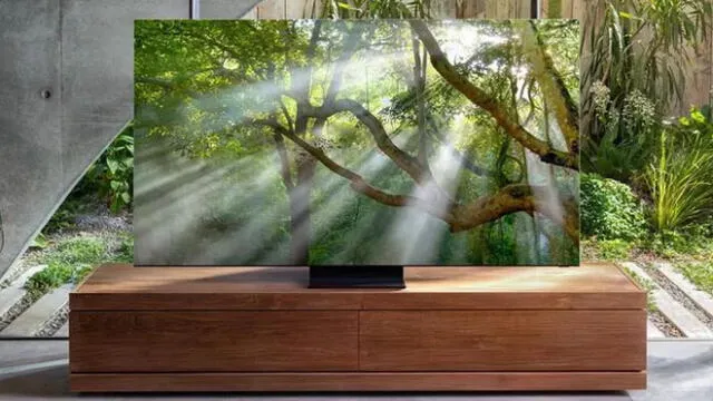 Samsung presentó su nuevo televisor QLED 8K.