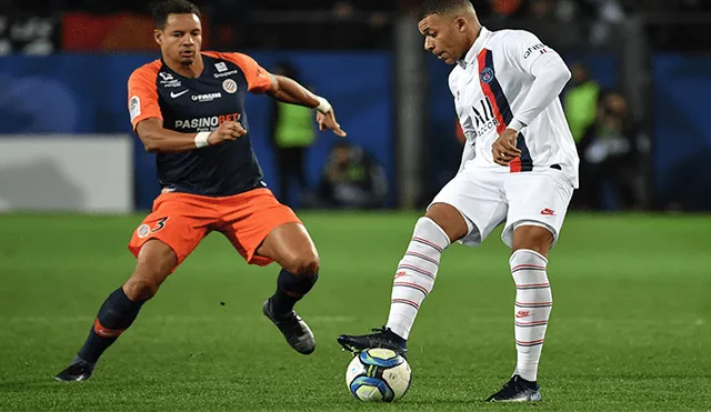 PSG derrotó al Montpellier por 3-1 con Neymar y Mbappé por la Ligue 1 de Francia