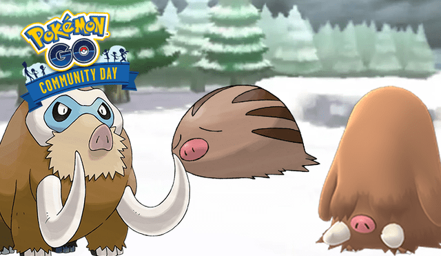 Pokémon GO: Swinub es el nuevo protagonista del community day y así luce en shiny
