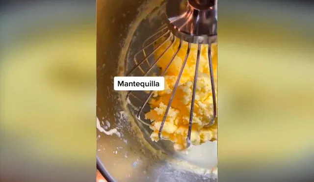 Desliza las imágenes para conocer los sencillos pasos para preparar una mantequilla casera. Foto: Captura de TikTok/ Evelyn Olivo