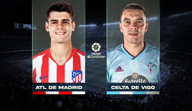 Atlético de Madrid vs. Celta de Vigo. | Foto: Composición Fabrizio Oviedo/GLR
