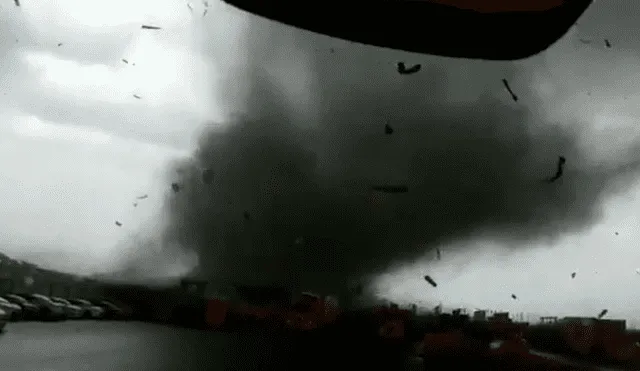 Tornado en Monterrey