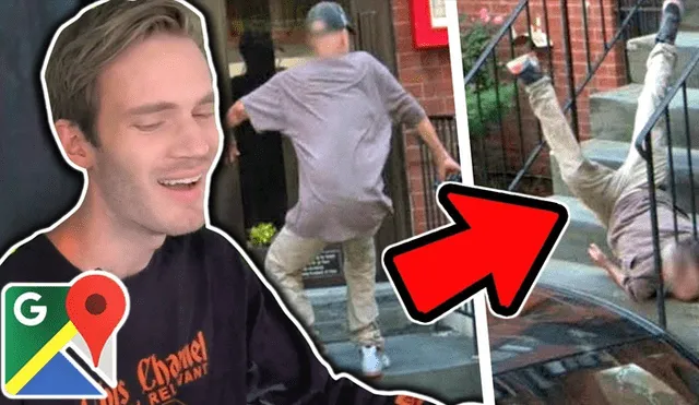 Google Maps: PewDiePie halla divertido 'fail' en EEUU y miles ríen al verlo [FOTOS]