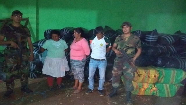 Vraem: PNP decomisó más de 3 toneladas de hoja de coca ilegal 