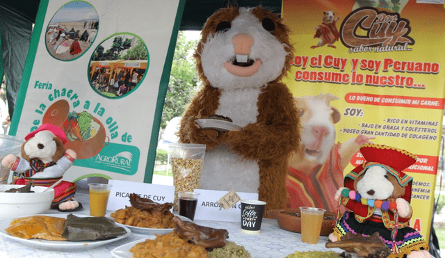 Día Nacional del Cuy: feria “De la chacra a la olla” ofreció variedad de platos