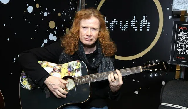 Líder de Megadeth padece cáncer de garganta
