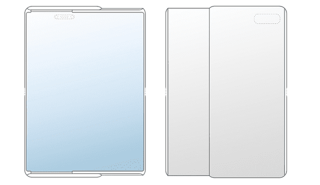La patente de Samsung revela un dispositivo con pantalla retráctil. | Foto: LetsGoDigital