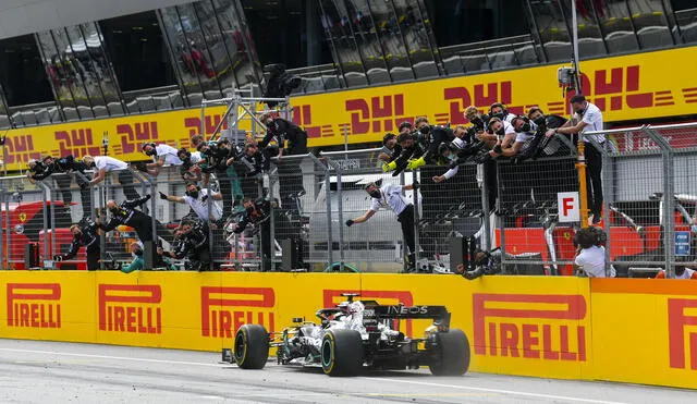 Hamilton gana el GP de Estiria ante el desastre de Ferrari. Foto:F1