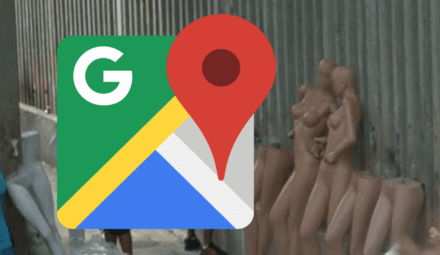 Google Maps: Recorre la 'Cachina' y pilla a hombre en extraña escena con maniquís