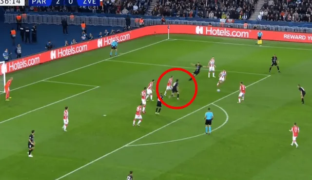 PSG vs Estrella Roja EN VIVO: Cavani colocó el 3-0 tras terrible error defensivo [VIDEO]