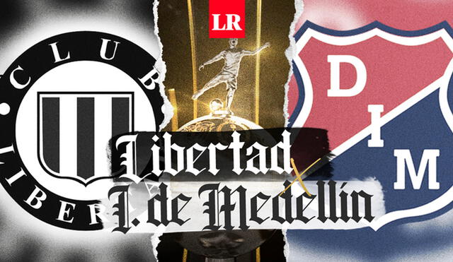 Libertad vs Independiente de Medellín se enfrentan en la jornada 6 de la fase de grupos. Composición GLR/Fabrizio Oviedo