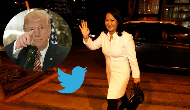 Comparan tuits de Keiko Fujimori con los de Donald Trump por ataques a la prensa