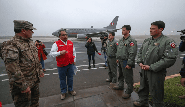 Estudiantes, padres de familia y profesores serán trasladados al Perú en el avión de la FAP. (Foto: Ministerio de Defensa)
