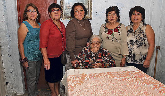 El centenario de Sarita y sus cinco generaciones