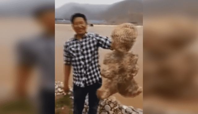YouTube: descubren una criatura con forma humana en playa de China [VIDEO]