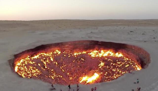 La Puerta del Infierno mide 69 metros de ancho y 30 de profundidad. Foto: Difusión.