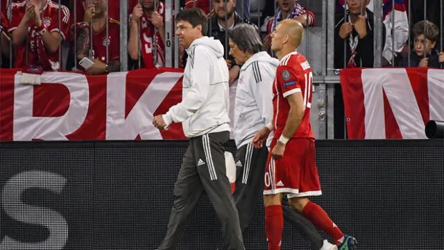 Real Madrid vs Bayern Munich: así fue la lesión de Robben [VIDEO]