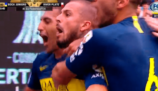 Boca vs River: formidable cabezazo de Benedetto para el 2-1 ‘Xeneize’ [VIDEO]