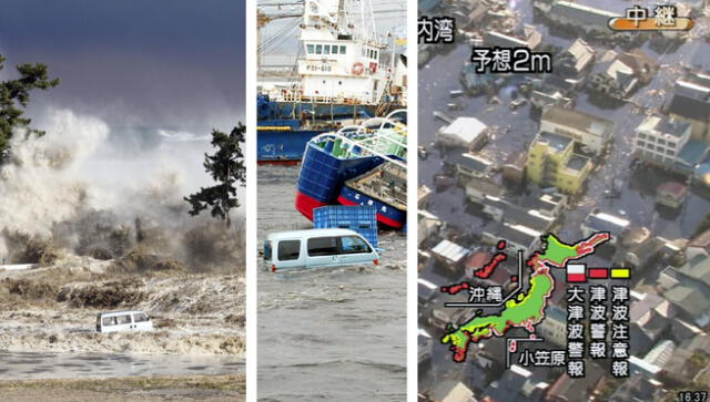 Nueve años después, salen a la luz imágenes inéditas del terremoto más atroz de la historia de Japón. Foto: AFP.