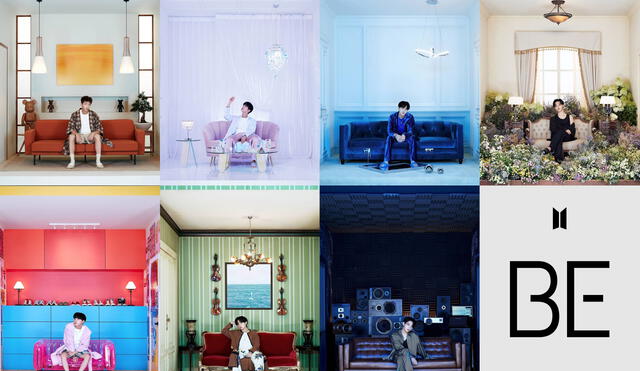 Portadas individuales de los miembros de BTS para el álbum BE. Foto: composición LR / Big Hit