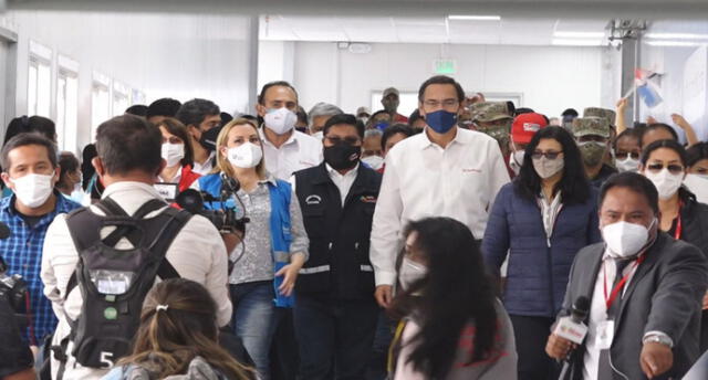 Aglomeración y desorden causó su visita al hospital COVID-19 de Tacna.