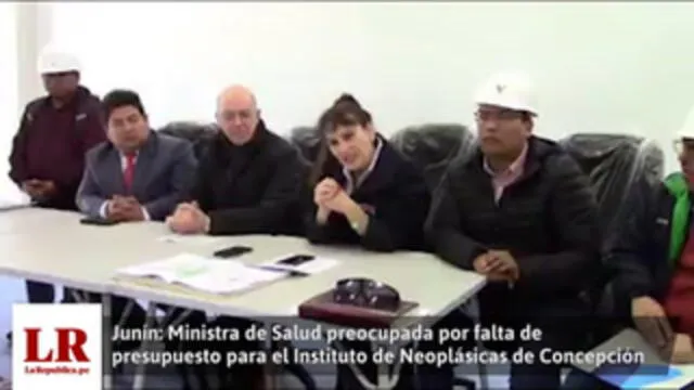Junín: Ministra preocupada por presupuesto para el Instituto de Neoplásicas de Concepción [VIDEO]