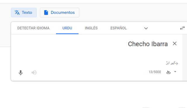 Google Translate: si colocas 'Checho Ibarra' en el traductor este será el inesperado resultado que tendrás [FOTOS]