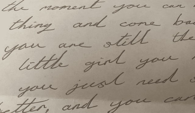 Joven salva de morir de anorexia gracias a una carta de su padre [FOTOS] 
