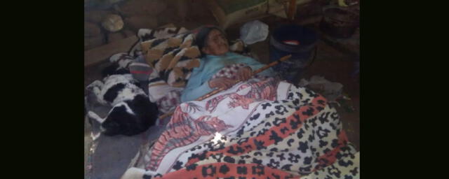 Ayacucho: anciana de 97 años es hallada viviendo en estado de abandono
