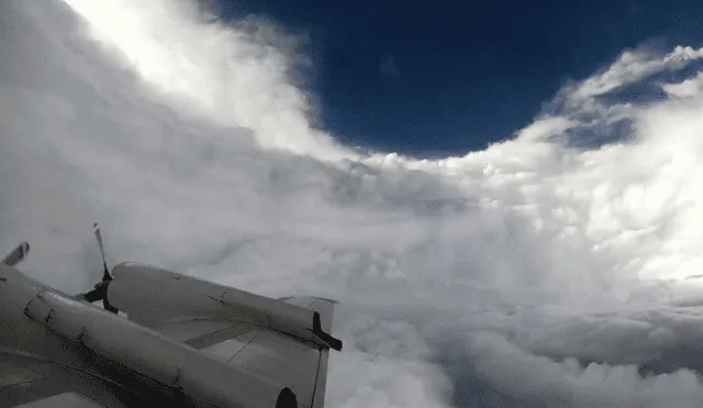 Vía YouTube: ojo del huracán Florence capturado por piloto cazahuracanes [VIDEO]