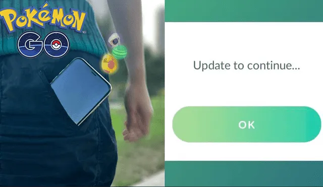 Pokémon GO te fuerza a actualizar a la versión de sincroaventura para seguir jugando