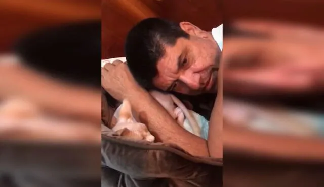 Desliza las imágenes para conocer la reacción de un padre al conocer a la nueva mascota de su hija. Foto: Captura de Facebook