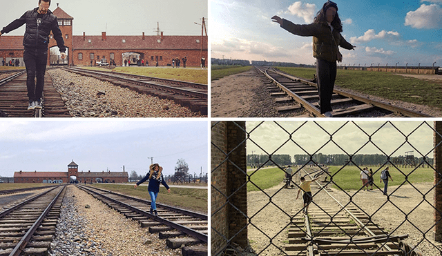 Museo de Auschwitz critica en Twitter las fotos de los visitantes [FOTOS]