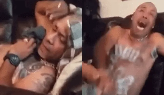 Facebook: La cruel broma que una mujer le hizo a su pareja mientras dormía [VIDEO]