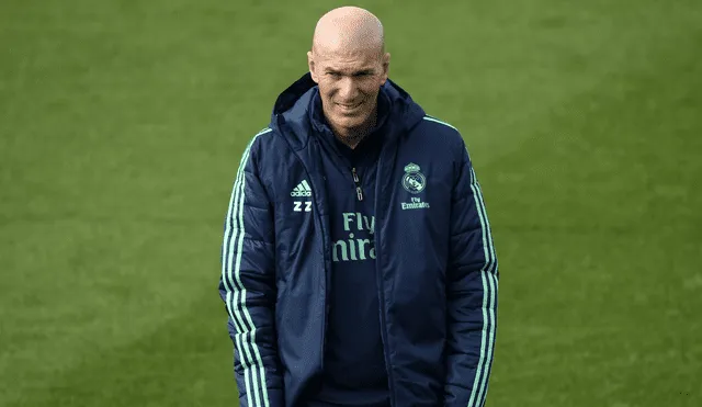 Zinadine Zidane, DT del Real Madrid. Foto: AFP