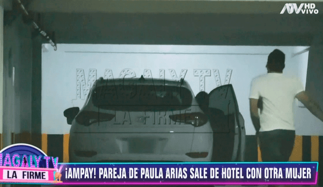 Paula Arias llora tras ver al padre de su hija salir de hotel con otra mujer