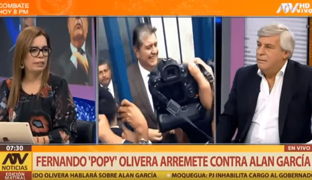 Milagros Leiva pasa incómodo momento luego que Fernando Olivera abandonara entrevista